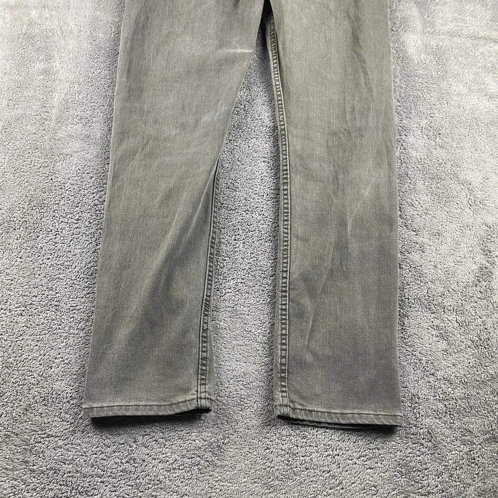 Levis 502 Taper Fit Jeans‎ Mens 32x29 Gray Mid Rise
